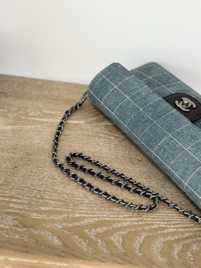 Vintage Ice Grid Clutch “26x13x4cm” -057 =3314