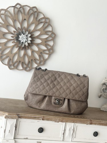 Vintage Cloud Hobo Bag Large Grained Calfskin “40x30x15cm” -059 =A2224