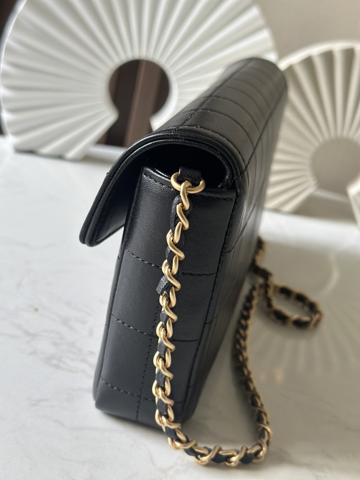 Vintage Ice Cube Clutch Lambskin “26x13x4cm” -008 =3314