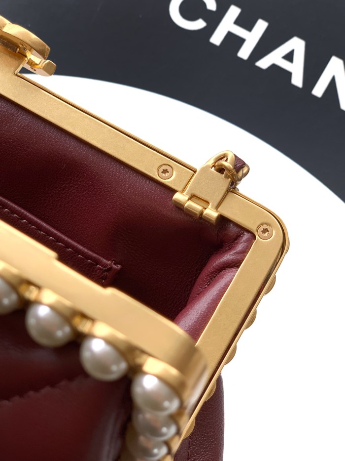 Mini Pearl Evening Clutch “20.5x10x7.5cm” -038 =AS5200