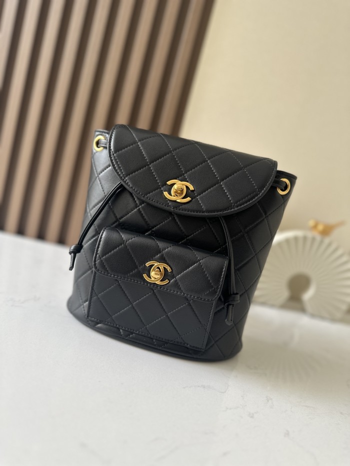 Vintage Mini Backpack Lambskin “21x20.5x10cm” -019 =A2210
