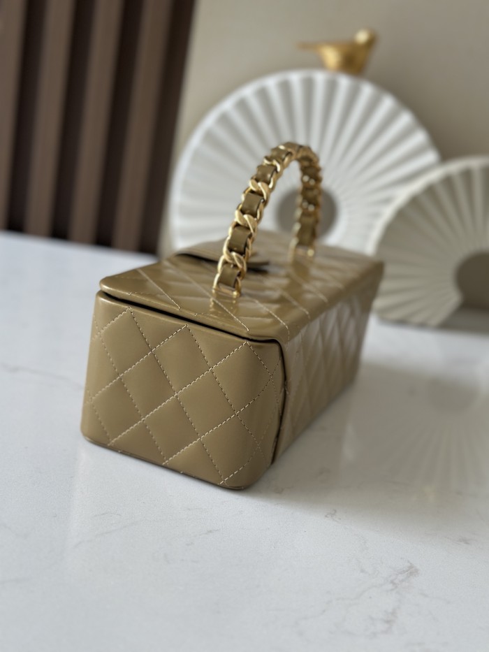Vintage Quilted Vanity Case “22x10x8.5cm” -037 =2226