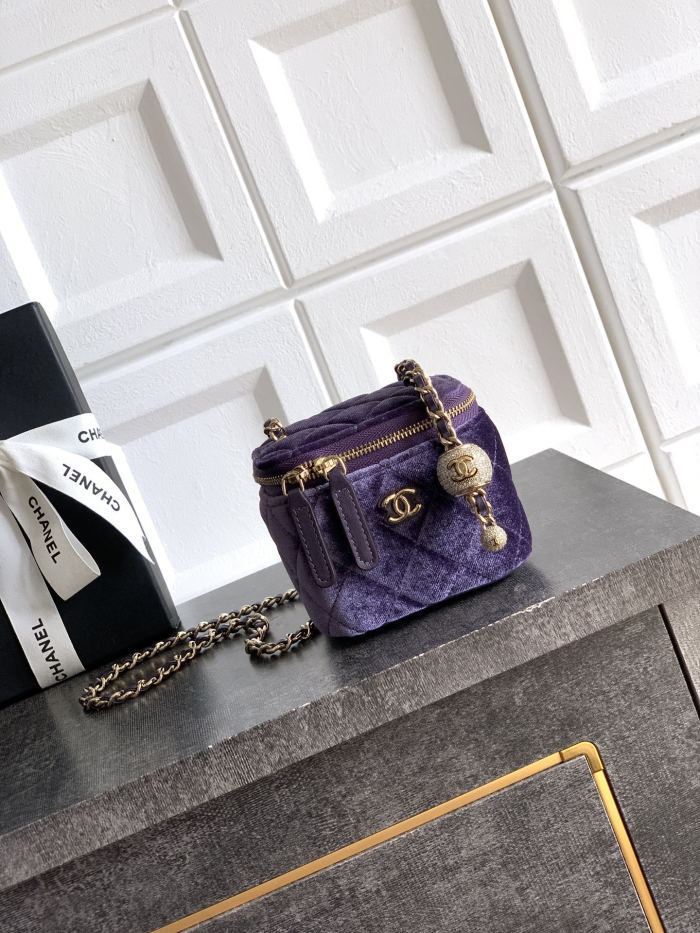 25K Mini Velvet Vanity Case “11x8.5x7cm” -006 =AS5197