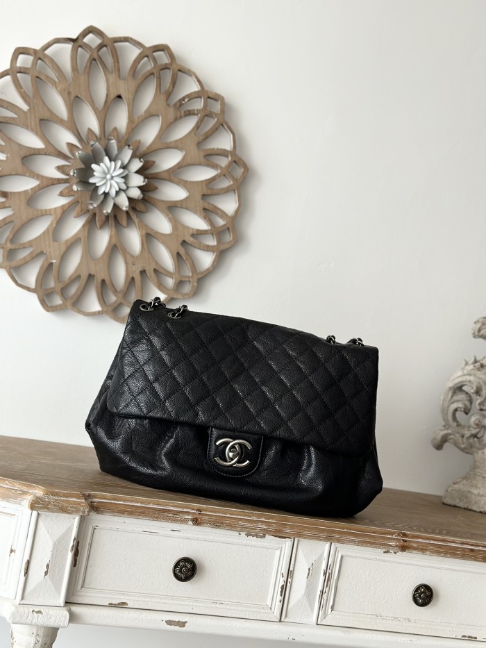 Vintage Cloud Hobo Bag Large Grained Calfskin “40x30x15cm” -059 =A2224