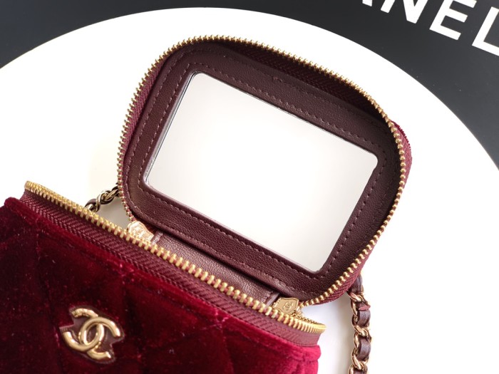 25K Mini Velvet Vanity Case “11x8.5x7cm” -006 =AS5197