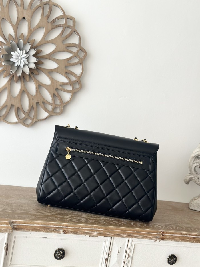 Vintage Large Single Shoulder Bag Lambskin “33x23x11cm” -0301 =A2215