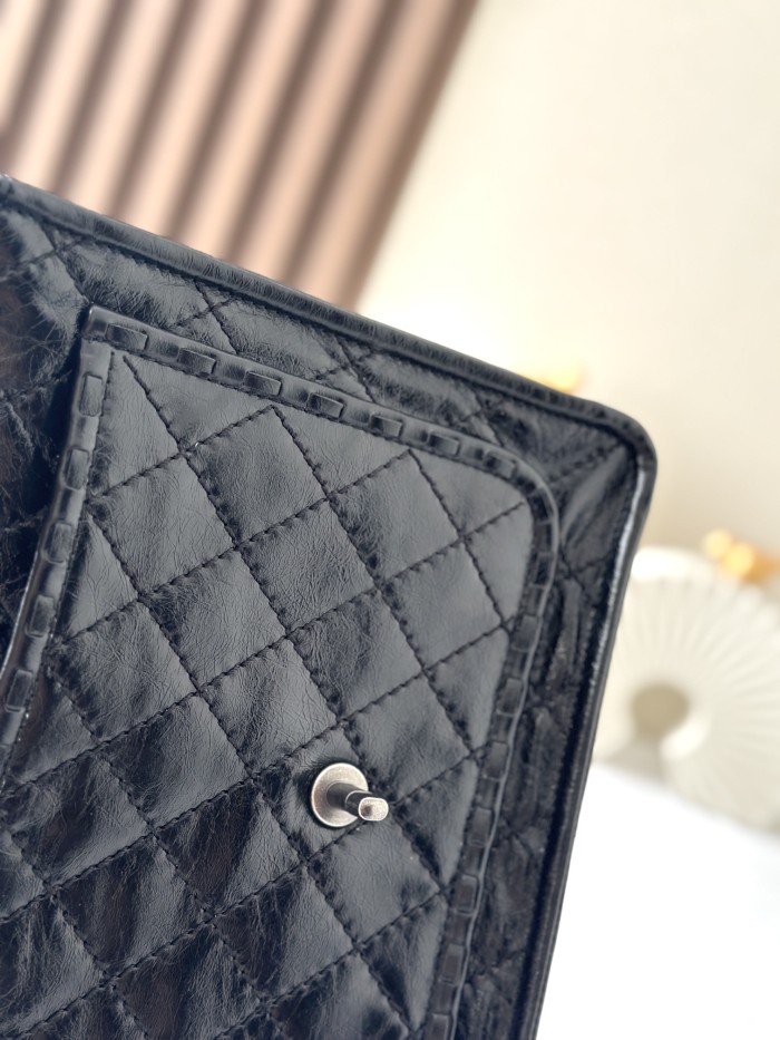 Vintage Flap Tofu Bag Resin Leather “26x23x11cm” -0501 =2225