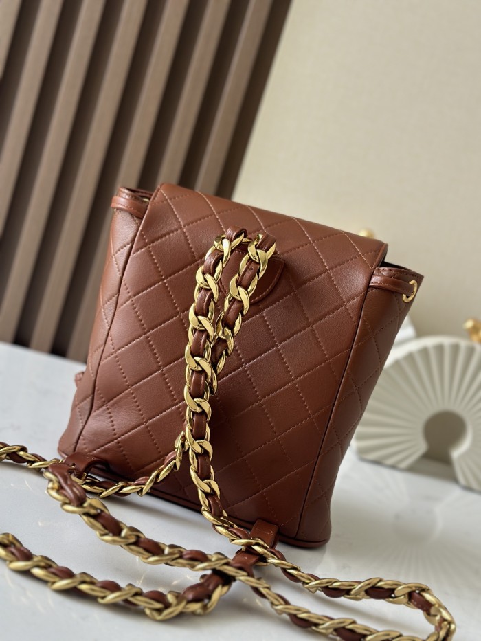 Vintage Mini Backpack Lambskin “21x20.5x10cm” -019 =A2210