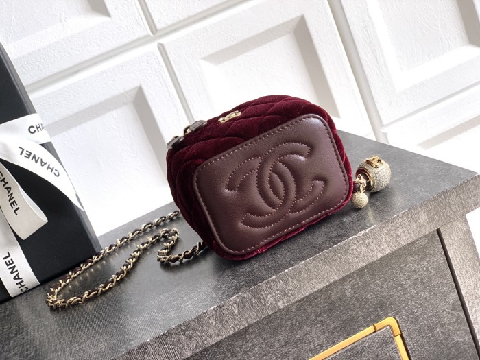 25K Mini Velvet Vanity Case “11x8.5x7cm” -006 =AS5197