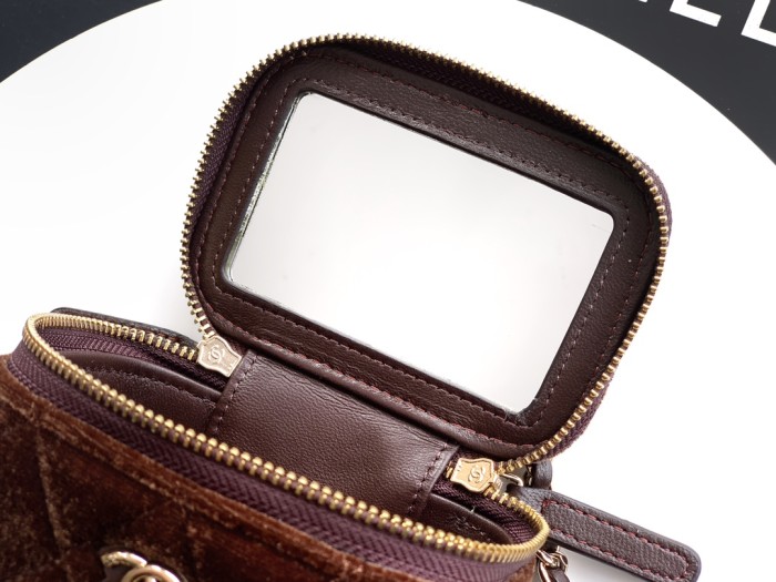 25K Mini Velvet Vanity Case “11x8.5x7cm” -006 =AS5197