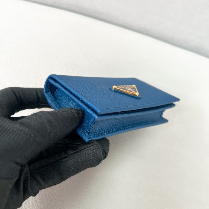 Saffiano Leather Card Holder“11*6.5-2.5CM”-062=
