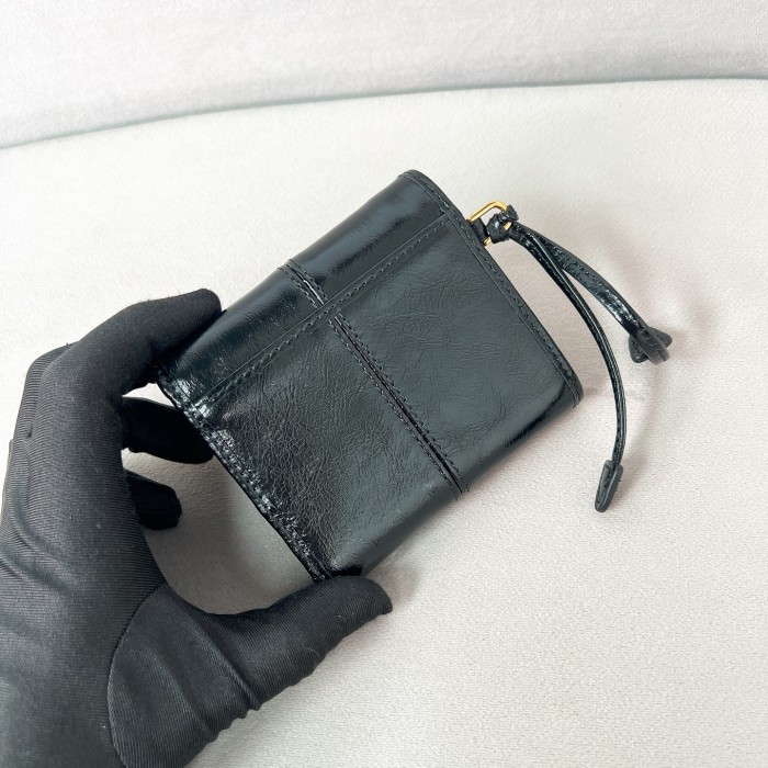 Small Leather Wallet“11.2*8.5CM”-023=