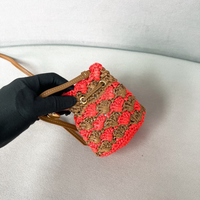 Crochet mini pouch“9.5*9*6CM”-085=