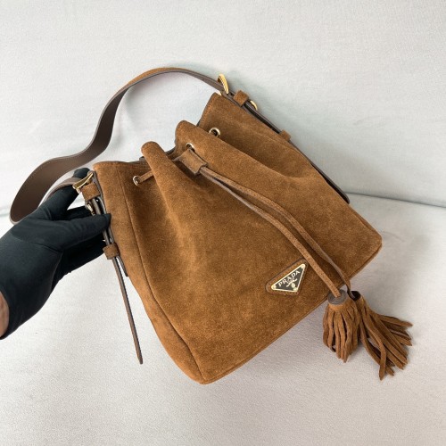 Suede Bucket Bag“24*23.5*12CM”-0801=