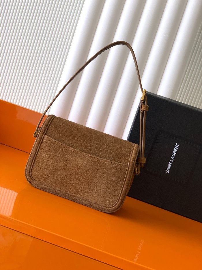 SOLFERINO MINI IN SUEDE SAINT LAURENT “18*13*6.5CM”  -056=