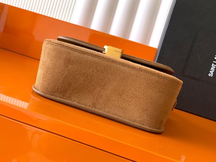 SOLFERINO MINI IN SUEDE SAINT LAURENT “18*13*6.5CM”  -056=