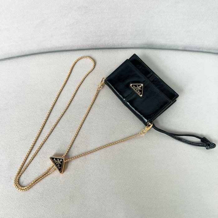 Leather Card Holder With Shoulder Strap“11.5*8*2.5CM”-083=