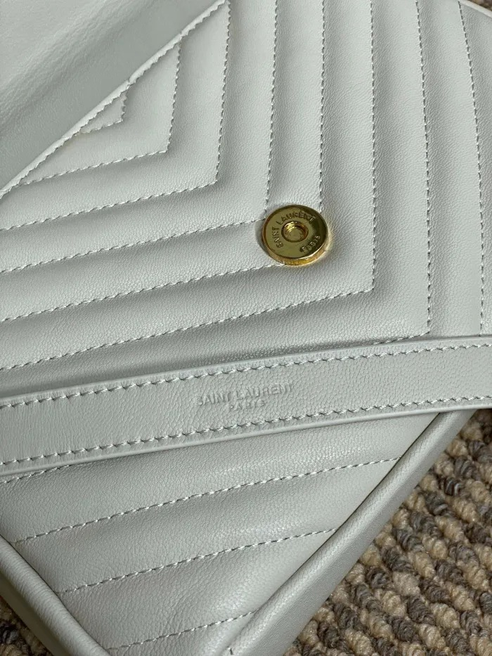 College Medium in Quilted Leather“24*17*6.5CM”-087=