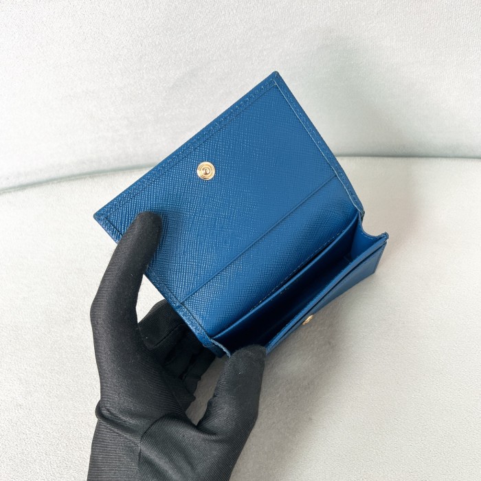 Saffiano Leather Card Holder“11*6.5-2.5CM”-062=