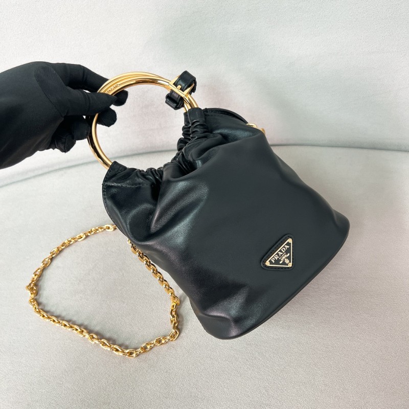 Nappa Leather Mini Bag“19*15*8CM”-087=
