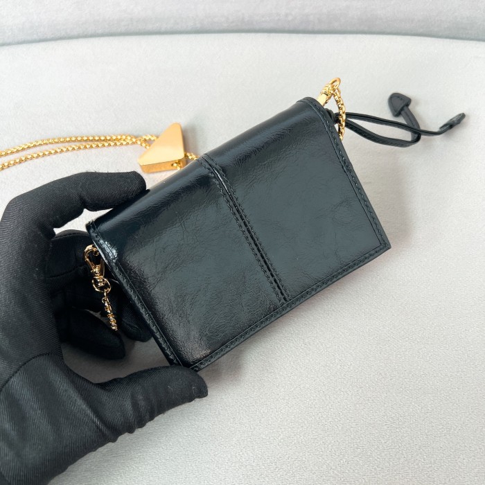 Leather Card Holder With Shoulder Strap“11.5*8*2.5CM”-083=