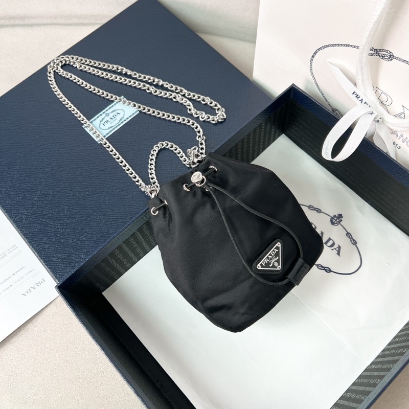 Re-Nylon Drawstring Pouch“14.5*12*7.5CM”-054=