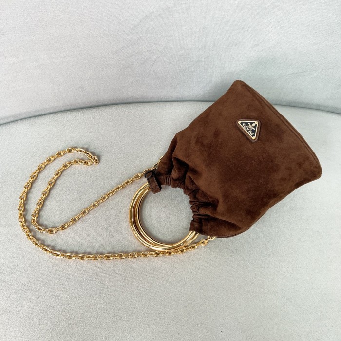 Suede Mini-Bag“19*15*8CM”-087=