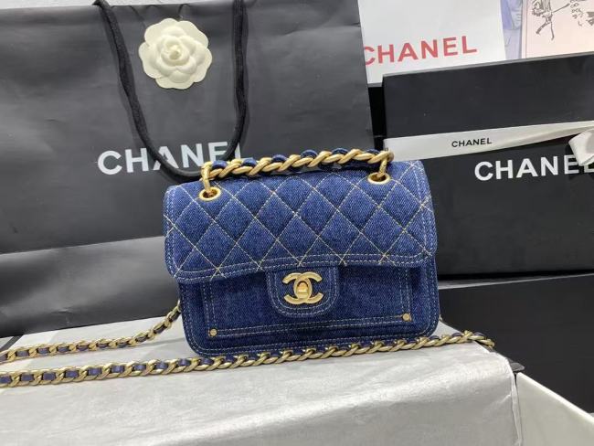 25K Classic Flap Bag “19x16x4CM” -028 =AS5205