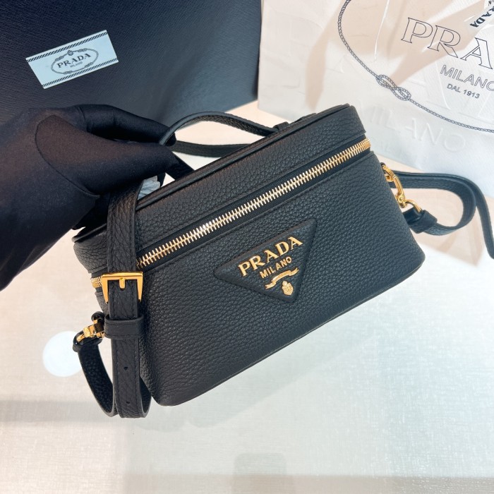 Mini Vanity Top Handle Bag“18*11.5*7.5CM”-089=