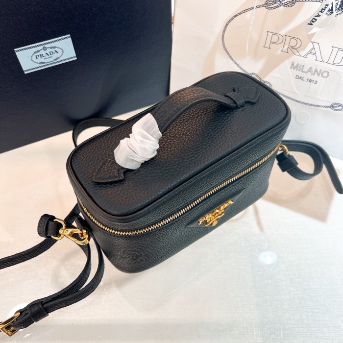 Mini Vanity Top Handle Bag“18*11.5*7.5CM”-089=