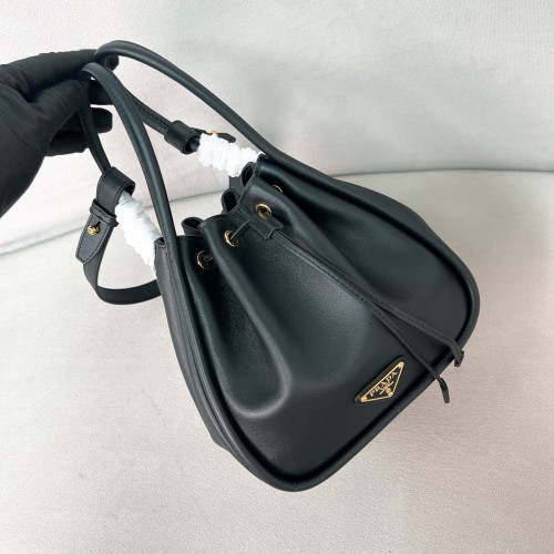Darling Leather Mini Bucket Bag“22*21*10.5CM”-0801=