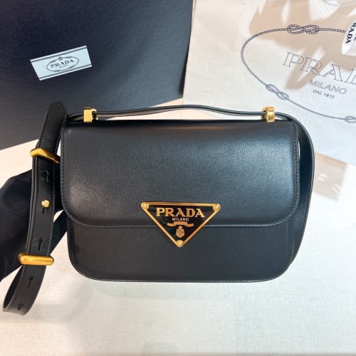 Emblème Shoulder Bag“22*6*15CM”-089=