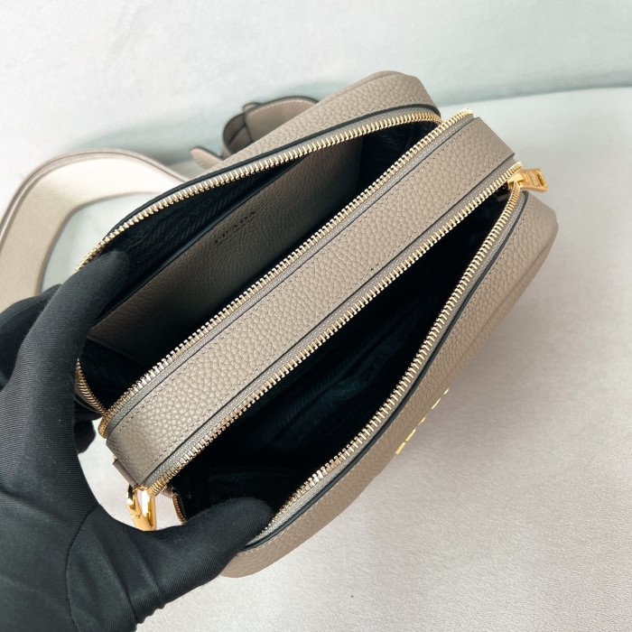 Leather Shoulder Bag“22*14.5*8.5CM”-0801=