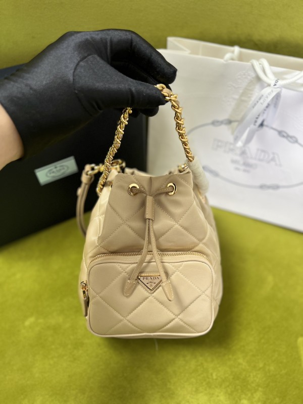 Re-edition1995 Chaine Re-nylon Shoulder Bag“22.5*17.5*12CM”-087=