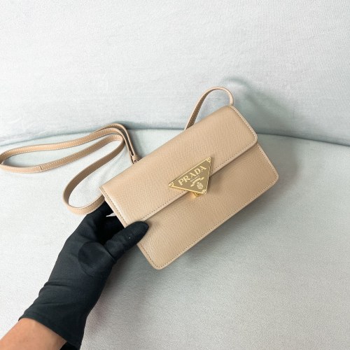 Saffiano leather mini-bag“19.5*11.5*5CM”-087=