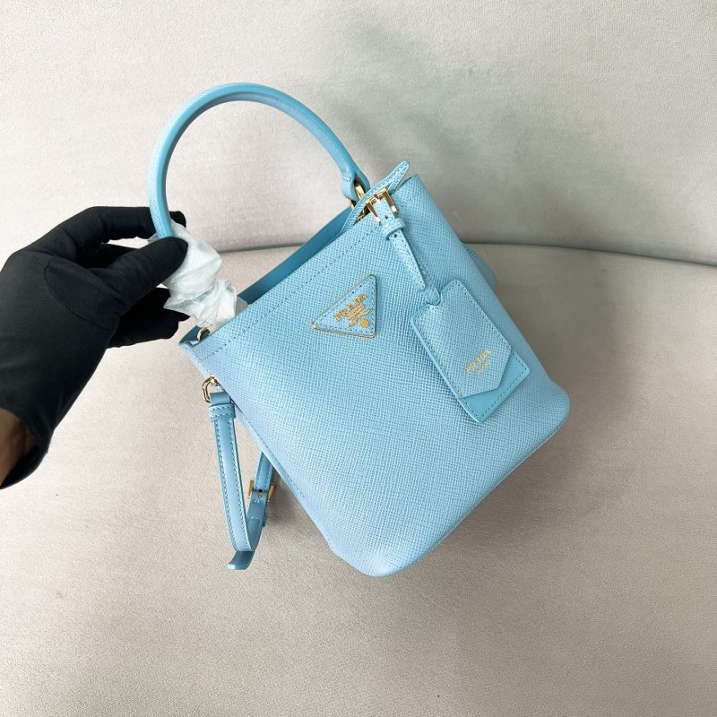 Panier Saffiano Leather Mini-bag“18*17*10.5CM”-0001=
