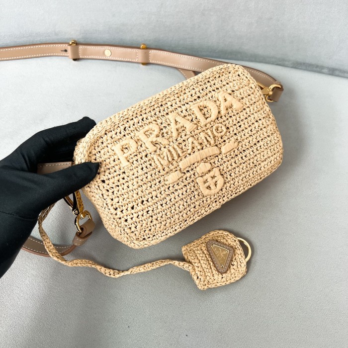 Raffia Shoulder Bag“22.5*11*4CM”-0801=