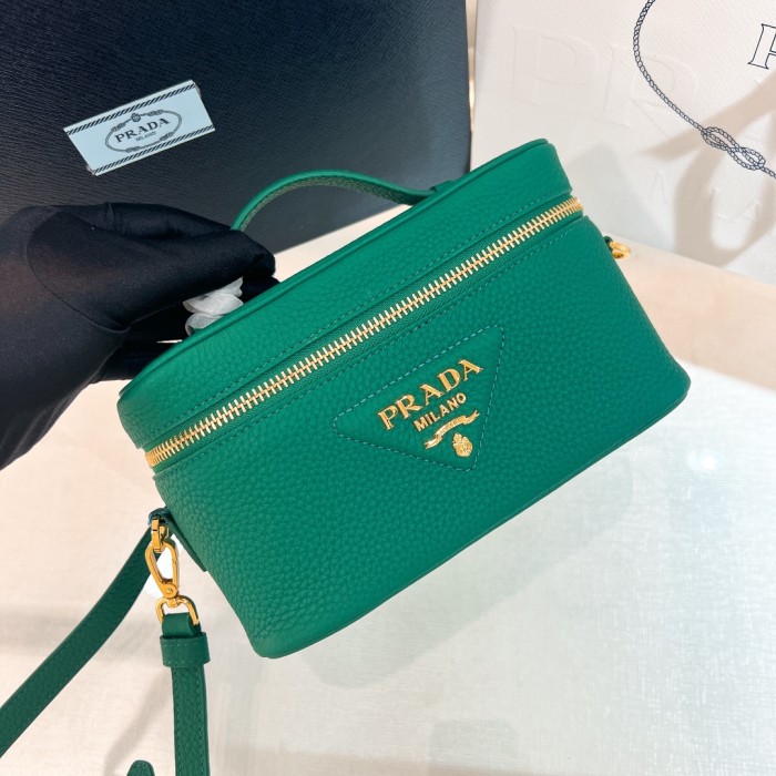 Mini Vanity Top Handle Bag“18*11.5*7.5CM”-089=