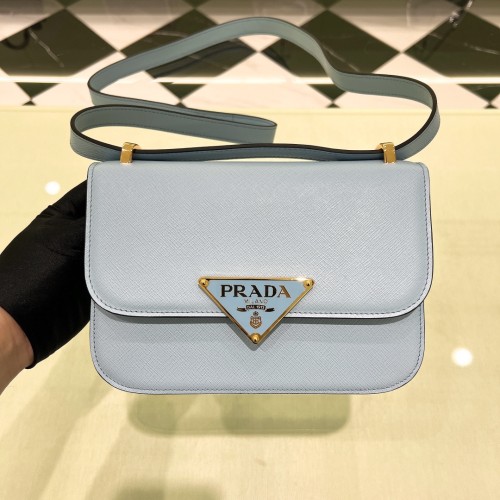 Emblème Shoulder Bag“22*6*15CM”-089=