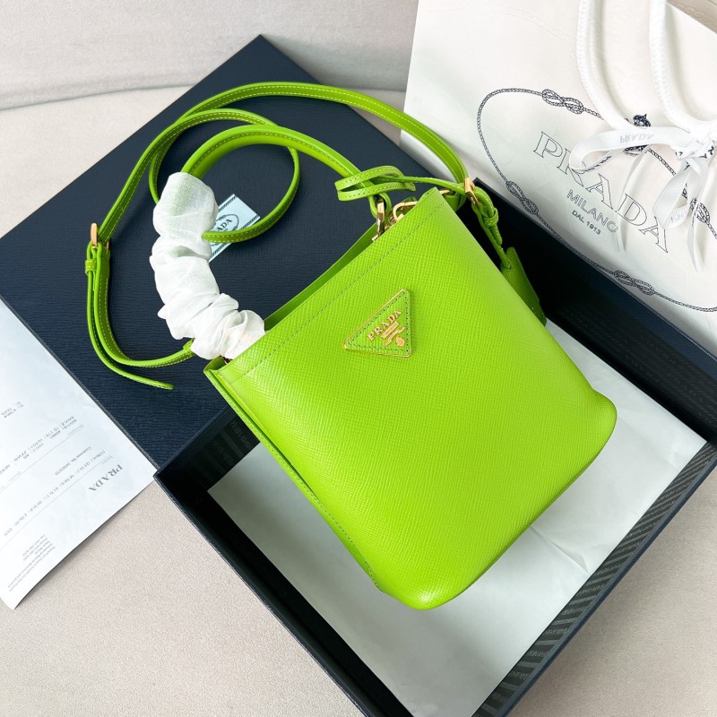 Panier Saffiano Leather Mini-bag“18*17*10.5CM”-0001=