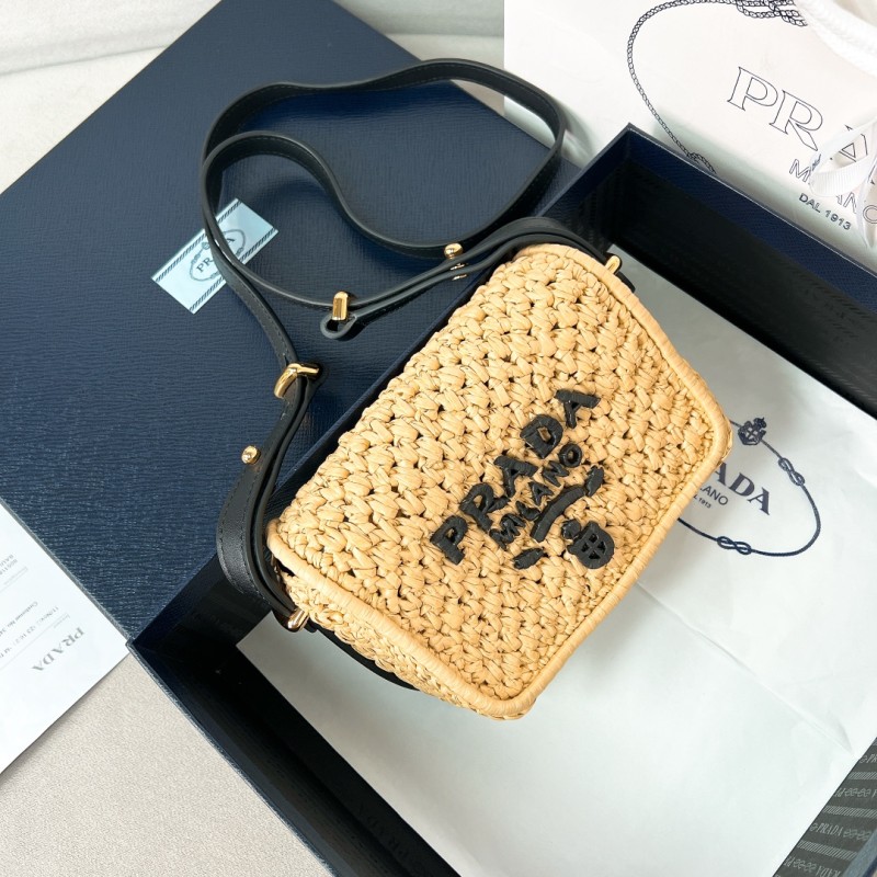 Raffia Shoulder Bag“16.5*12*5CM”-0811=
