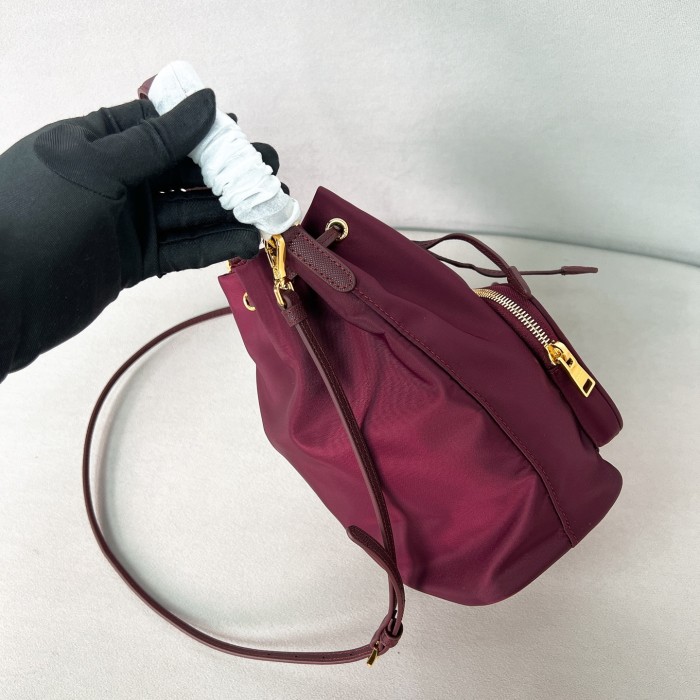 Duet Re-Nylon bucket bag23*18*12CM”-086=