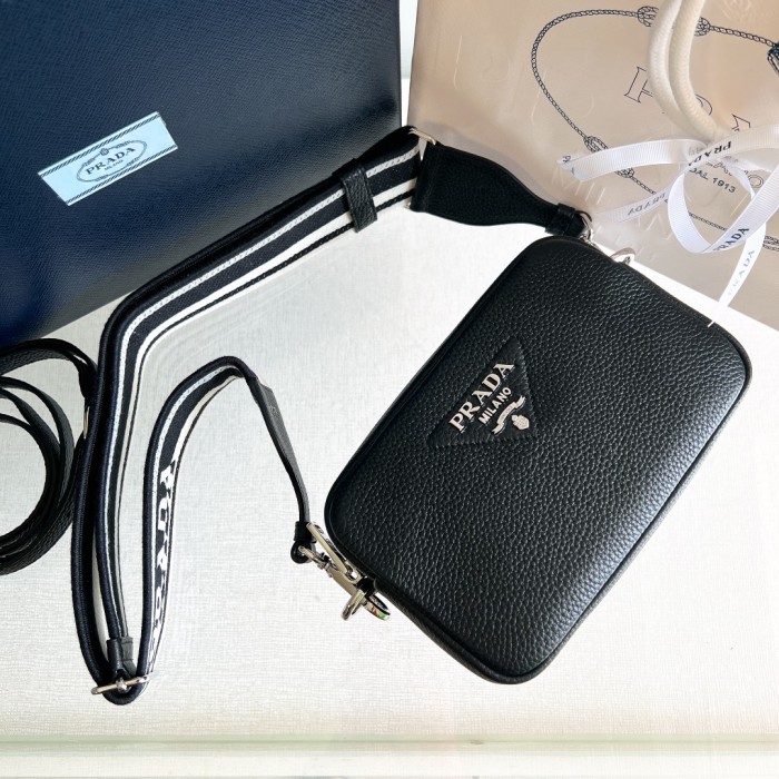 Small Leather Shoulder Bag“19*12*6CM”-089=