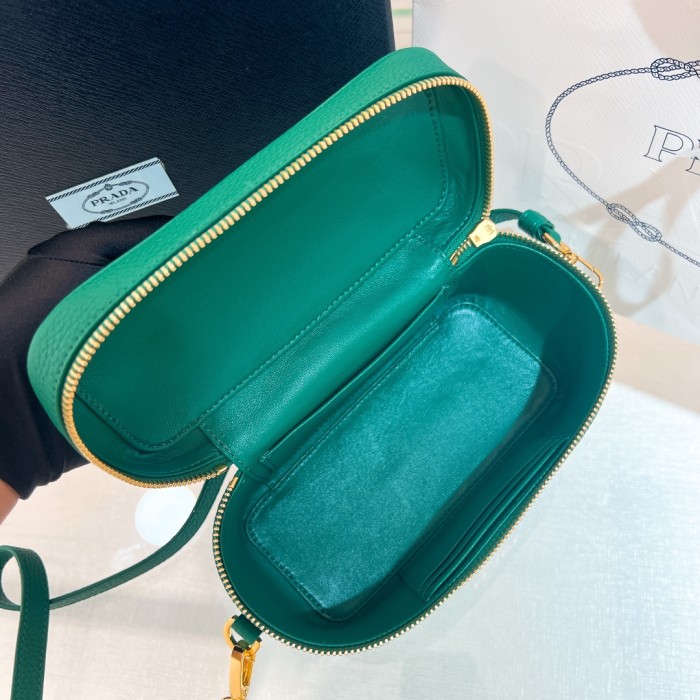 Mini Vanity Top Handle Bag“18*11.5*7.5CM”-089=
