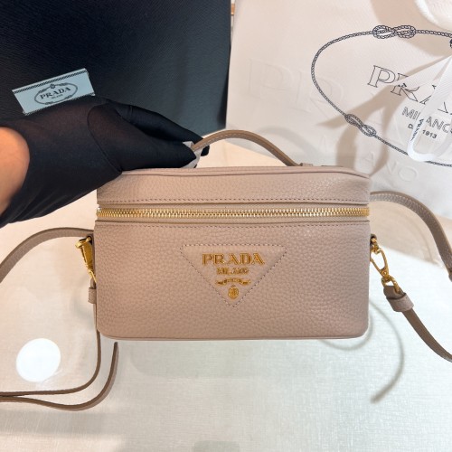 Mini Vanity Top Handle Bag“18*11.5*7.5CM”-089=