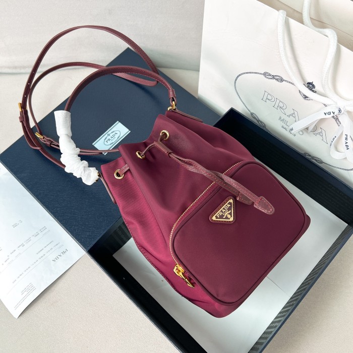 Duet Re-Nylon bucket bag23*18*12CM”-086=