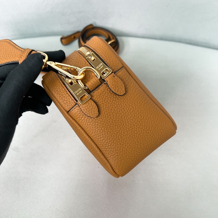 Leather Shoulder Bag“22*14.5*8.5CM”-0801=