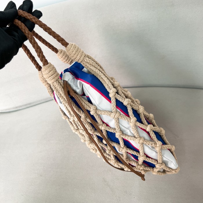 Noué medium cotton macramé bag“37*30CM”-087=