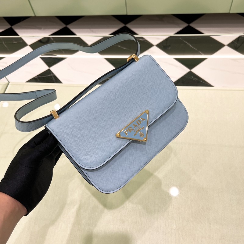 Emblème Shoulder Bag“22*6*15CM”-089=