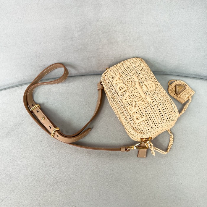 Raffia Shoulder Bag“22.5*11*4CM”-0801=